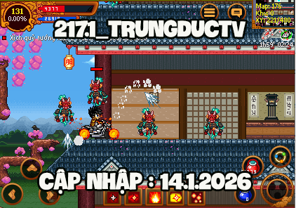 TRUNGDUCTV 217.1 : Thêm Map Cổ Thành Edo + Hẹn Giờ Up Edo + Thêm Nhặt All